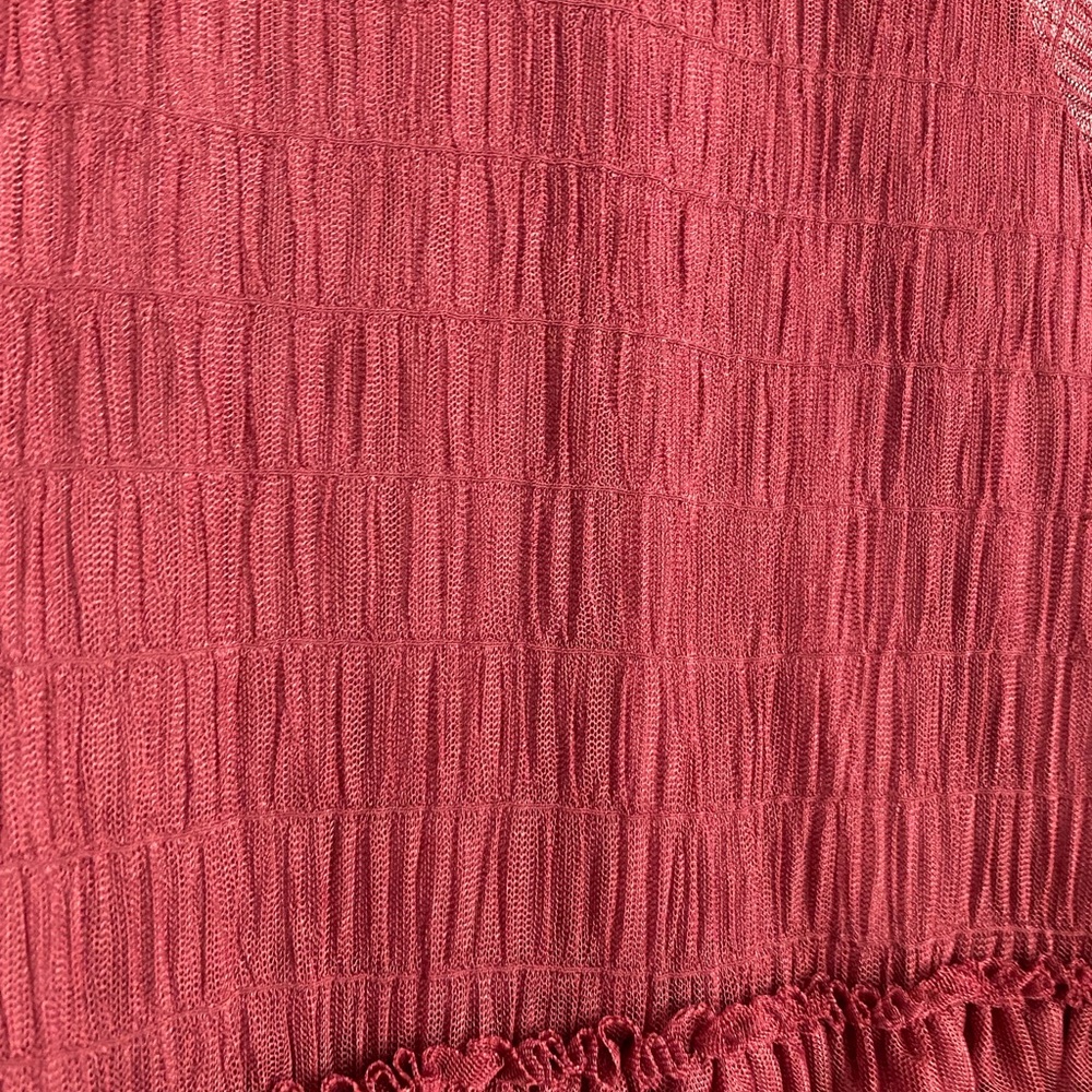 Wine Color Party Top - Picture 11 of 11